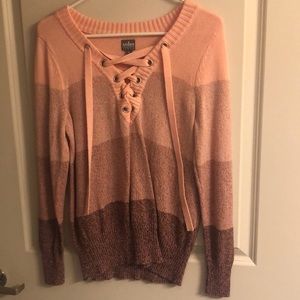 New York & Co. Pink gradient sweater
